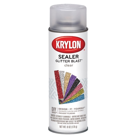 Krylon Krylon Glitter Blast Clear Spray  Paint 6 oz K03800000
